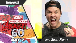 A Spider-Man Robot! | Unboxing Marvel HeroClix: Avengers 60th Anniversary | Day 2