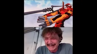 that's why evangelion make Pedro Pascal crying