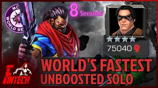 8 Second (Former) World Record Takedown of Realm of Legends Winter Soldier