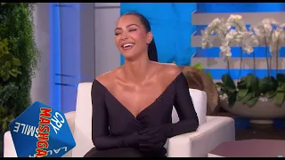 Cringe-worthy Kim Kardashian Farts ~ Surprises Ellen DeGeneres