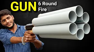 How to make a 6 round fire calcium carbide cannon using pvc pipe