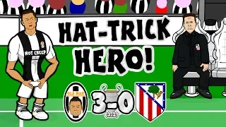 💪🏼RONALDO HAT-TRICK HERO!💪🏼(Juventus vs Atletico Madrid 3-0 Parody Song Goals Highlights)