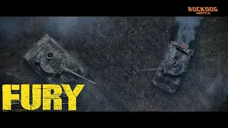 FURY: (2014) SHERMAN TANK VS TIGER TANK (HD)(CAPTIONS)(BRAD PITT CLIP)