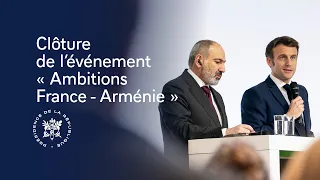 Clôture de l'événement « Ambitions France - Arménie ».
