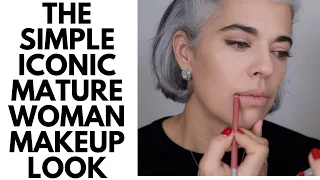 THE SIMPLE ICONIC MATURE WOMEN MAKEUP LOOK |  Nikol Johnson