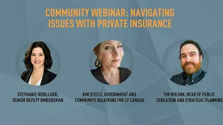 WEBINAR: NAVIGATING ISSUES WITH PRIVATE INSURANCE