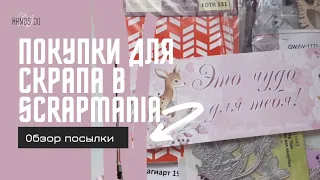 Покупки для скрапа. Распаковка посылки от СкрапМании февраль'22.  | Hands do