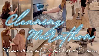 🧼2023 EXTREME CLEANING MARATHON | OVER 3 HOURS OF CLEANING MOTIVATION