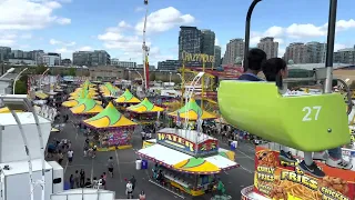 The Sky Ride at the CNE 2022 in Toronto (POV) 4K