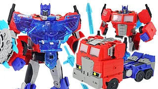 Transformers Adventures Battle Call Officer Class Optimus Prime appeared! | DuDuPopTOY