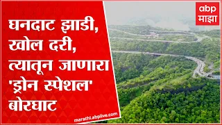 Bhor Ghat Drone Special : वसंत ऋतूत बहरला निसर्ग, वळणावळणाच्या बोरघाटाची ड्रोन स्पेशल दृश्य