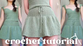 crochet skirt tutorial | beginner friendly