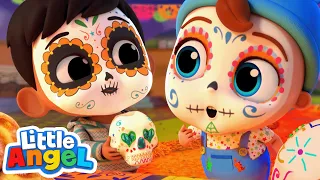 ¡Feliz Día de Muertos! - Sing Along | @LittleAngel | Moonbug Literacy