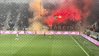 Torcida bakljada - Osijek vs Hajduk Split