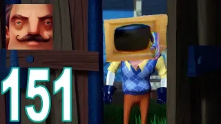 Hello Neighbor - My New Neighbor Chameleon & TV Act 2 V4 Over a Fence  Gameplay Walkthrough Part 151