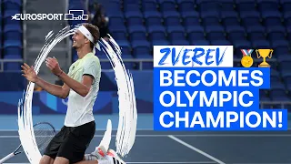 Khachanov Smashes Racket As Zverev Wins Olympic Gold | Eurosport Tennis