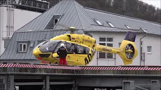 Heute Morgen , CHX 77 startet mit der D HYAN am Kreisklinikum in Siegen  28 12 22