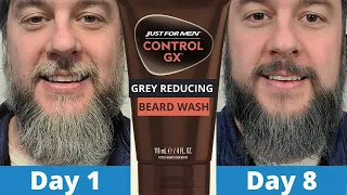 Grey reducing beard wash review. JUST FOR MEN Control GX beard dye [384]