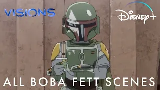 Star Wars Visions: All Boba Fett Scenes | Disney+