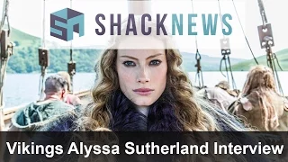 Vikings Alyssa Sutherland Talks Mario Kart