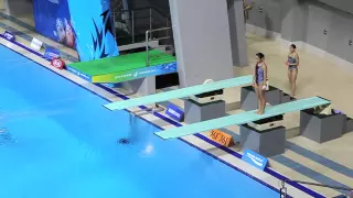 Diving   Myra Lee   17th Asian Games Incheon 2014 720p