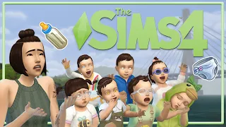 ATTEMPTING the 7 infant challenge in The Sims 4!!!!