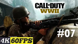 Call of Duty WWII part 7 Death Factory walkthrough  [4k 60FPS][PC]