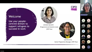 CIPD Trust Webinar  Support refugees to succeed in work