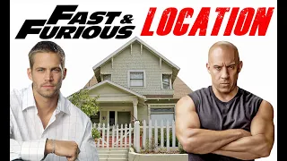 paul walker and vin diesel Fast and Furious movie location  Toretto house and market