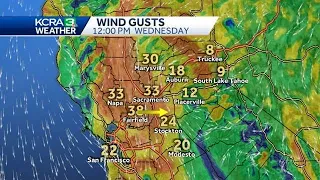 North winds and warming temperatures for Northern California