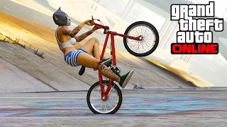 GTA 5 EPiC BMX STUNTS #1 (GTA 5 STUNTS MONTAGE)