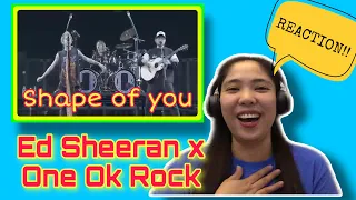 REACTION VIDEO || ED SHEERAN X ONE OK ROCK LIVE @ YOKOHAMA ARENA || SHAPE OF YOU
