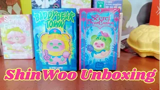 Finding Unicorn Shinwoo Unboxing | Baddy Bear Town & The Secret Bear Garden