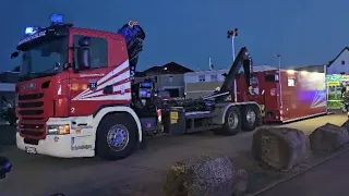 Wohnungsbrand in Koblenz - 50 Feuerwehrkräfte im  Einsatz - (Wallersheimer Weg)