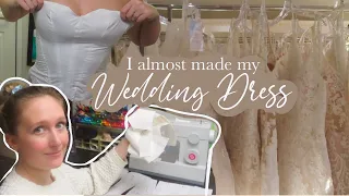 I almost made my own wedding dress