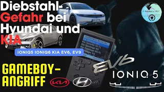 DIEBSTAHL GEFAHR BEI HYUNDAI UND KIA DURCH DEN GAMEBOYANGRIFF