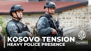 Heavy police presence in north Kosovo week after deadly shootout