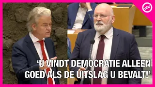 Wilders vs. Timmermans: hun eerste CLASH IN DE KAMER