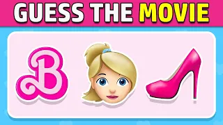 Guess the MOVIE by Emoji 🎬🍿 | Mario, Barbie, The Little Mermaid 2023, Wednesday