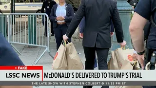 Secret Service Delivers Trump’s McDonald’s Order To NYC Courthouse