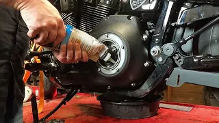 M8 Softail Primary-Chaincase Oil Change.