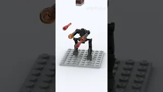 LEGO MOC Mech: Micro Villain Mech Building Animation #shorts #legomoc #legomech