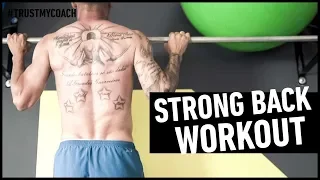 5 MINUTE Back Muscle Workout to STRENGTHEN & RELIEVE PAIN!