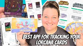 Best App For Tracking Your Disney Lorcana Cards! Opening The Inklands Booster Box 🌟 Enchanted Pull!