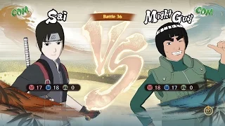 Naruto Shippuden: Ultimate Ninja Storm 4, Sai VS Might Guy!