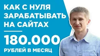 КАК ЗАРАБОТАТЬ В ИНТЕРНЕТЕ С НУЛЯ 180.000 РУБЛЕЙ В МЕСЯЦ НА САЙТАХ - КЕЙС - АЛЕКСАНДР СЛОБОДЯНЮК