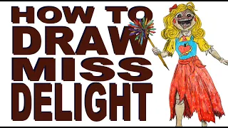 How to draw Miss Delight (Poppy Playtime III)