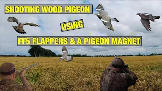 Pigeon Shooting !!! Wood Pigeon Shooting Using FF5 Flappers & A Pigeon Magnet