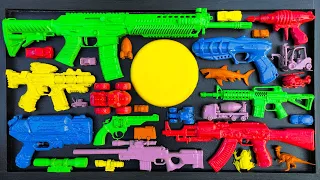 Membersihkan Nerf Assault Rifle, Shotgun, nerf ak 47, Sniper Rifle, Glock Pistol, Cowboy gun EPS 053