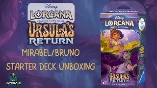 Mirabel & Bruno Starter Deck Unboxing - Ursula's Return - Disney Lorcana